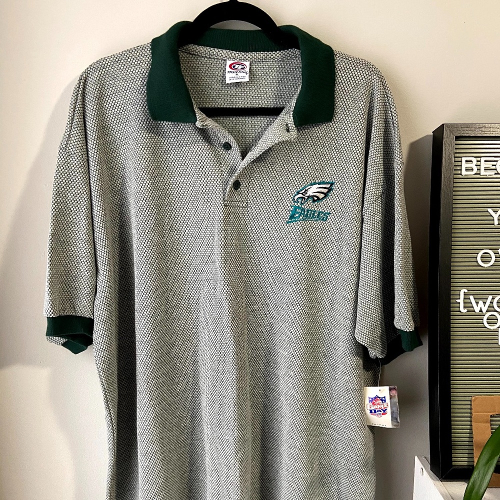 Philadelphia Eagles Polo Shirt Men's XL